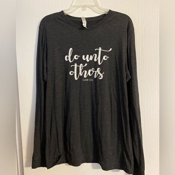 Christian Apparel long sleeve tee Luke 6:31 - Picture 1 of 2